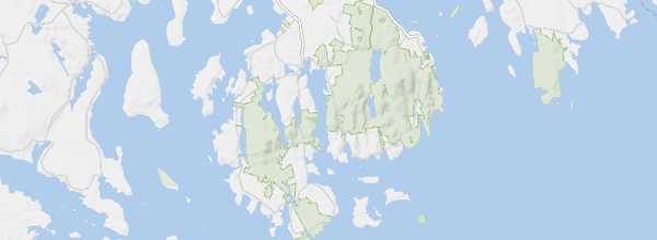 Map of Acadia National Park