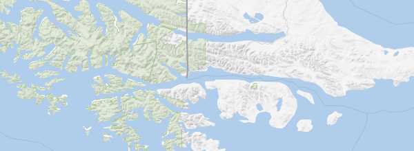 Map of Beagle Channel