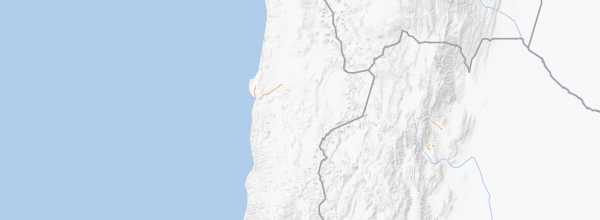 Map of Atacama Desert