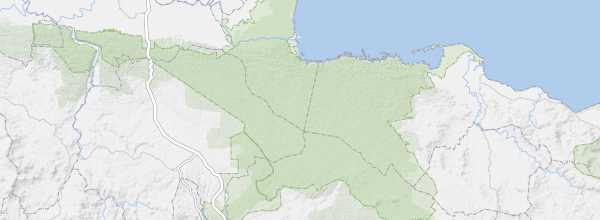 Map of Los Haitises National Park
