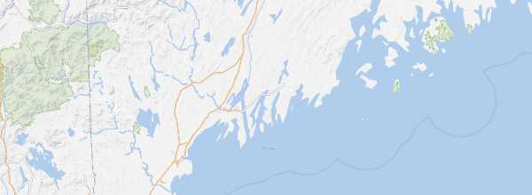Map of Mid Coast (Maine)