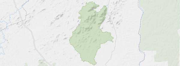 Map of Mount Péko National Park