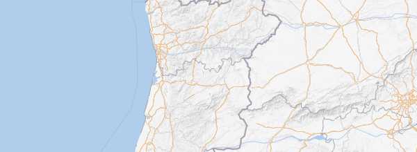 Map of Northern Portugal