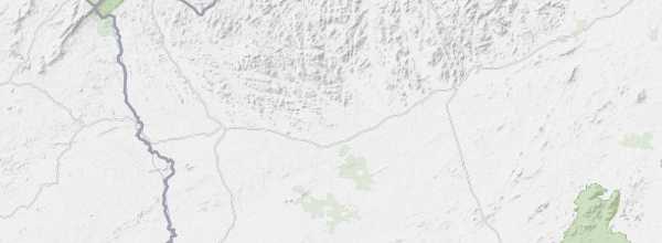 Map of Dix-Huit Mountains