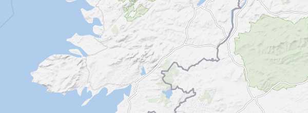 Map of Bluestack Mountains