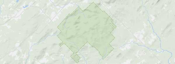 Map of Massif du Sud Regional Park