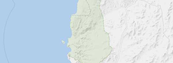 Map of Pan de Azúcar National Park