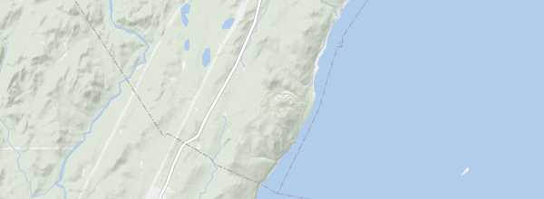 Map of Charlevoix Massif