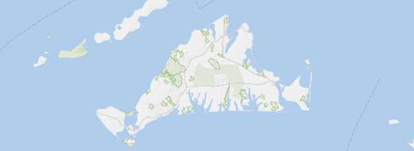 Map of Martha's Vineyard