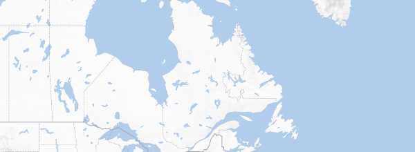 Map of Quebec
