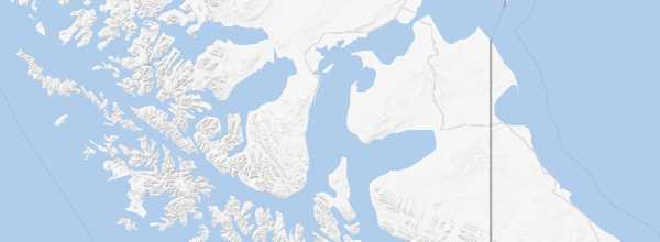 Map of Strait of Magellan