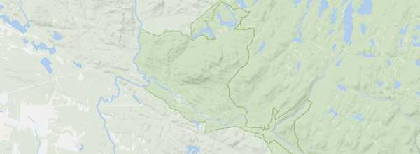 Map of Monts-Valin National Park