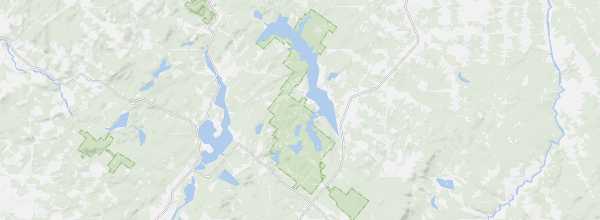 Map of Frontenac National Park