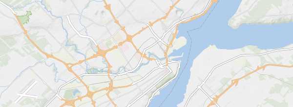 Map of Quebec City