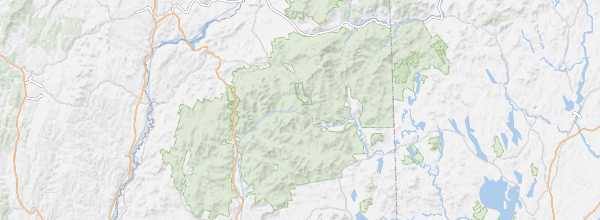 Map of White Mountain National Forest