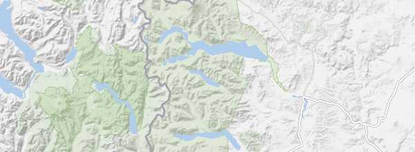 Map of Lanin National Park
