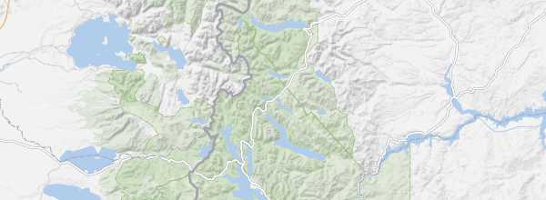 Map of Seven Lakes Route