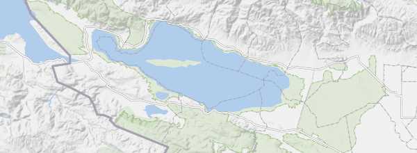 Map of Lake Enriquillo