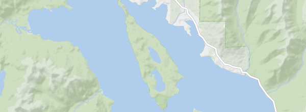 Map of Los Arrayanes National Park