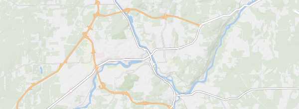 Map of Sherbrooke (Quebec)