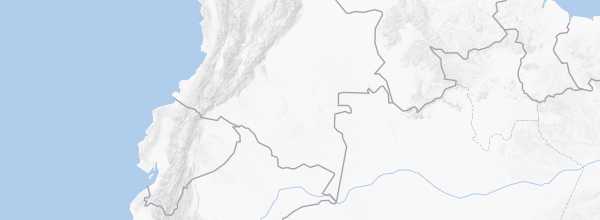 Map of Colombian Amazon