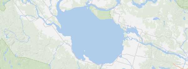 Map of Lake Saint-Jean