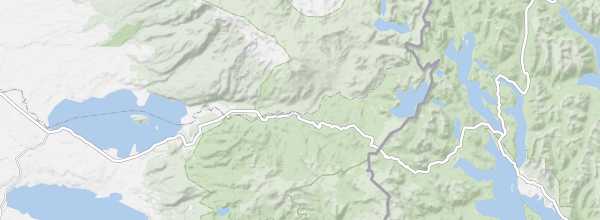 Map of Puyehue National Park