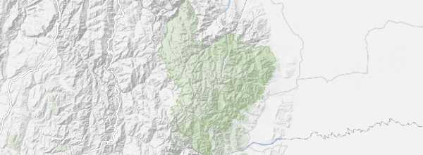 Map of El Cocuy National Park