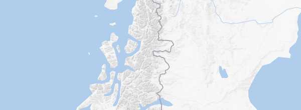 Map of Carretera Austral