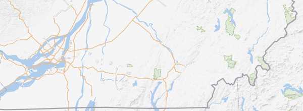 Map of Eastern Townships