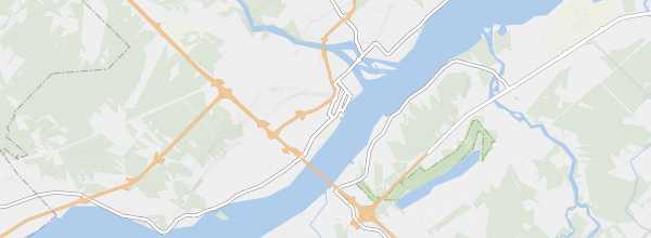 Map of Trois-Rivières (Quebec)