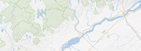 Map of Mauricie