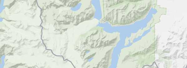 Map of Perito Moreno