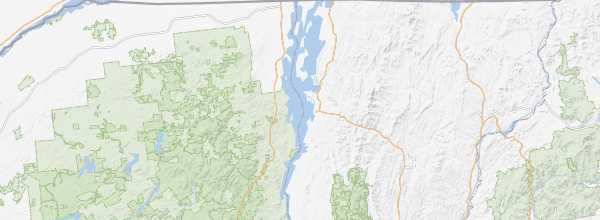 Map of Lake Champlain