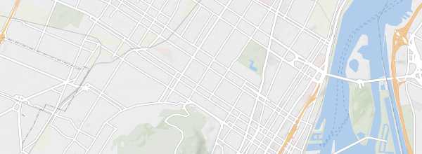 Map of Mont-Royal Plateau
