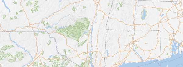 Map of Hudson Valley