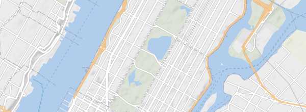 Map of Central Park (New York)