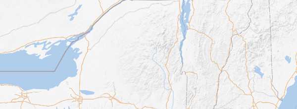Map of Adirondacks