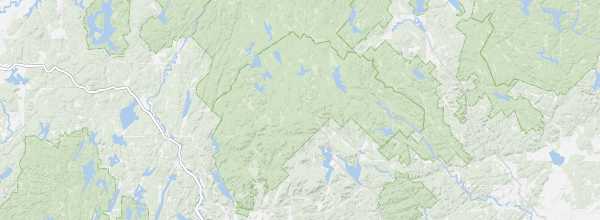 Map of Mont-Tremblant National Park