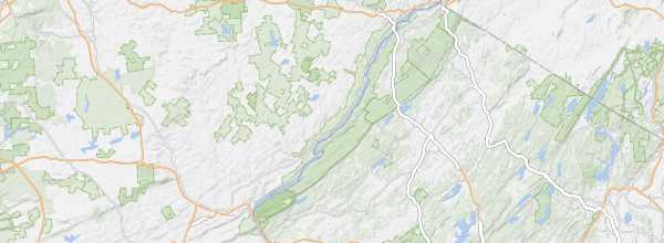 Map of Delaware Water Gap