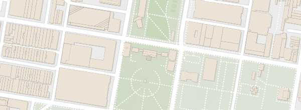 Map of Independence Hall
