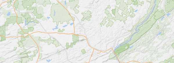 Map of Poconos