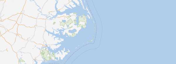 Map of Outer Banks
