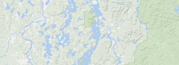 Map of Poisson Blanc Regional Park