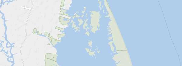 Map of Back Bay National Wildlife Refuge