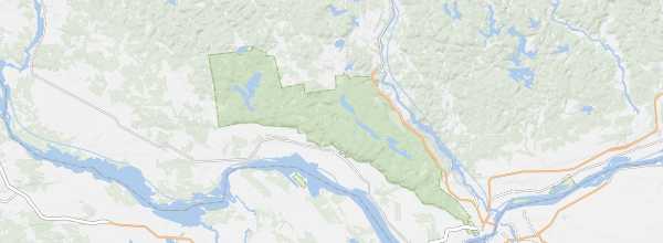 Map of Gatineau Park