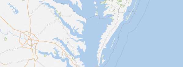 Map of Chesapeake Bay