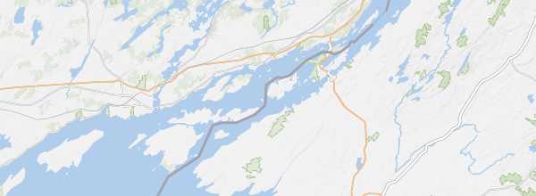 Map of Thousand Islands