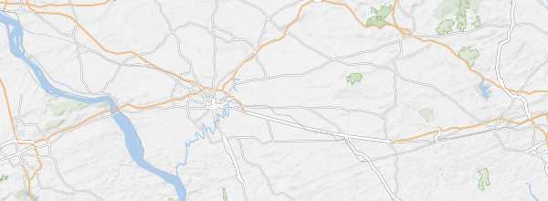 Map of Lancaster County