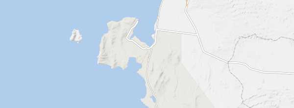 Map of Paracas National Reserve